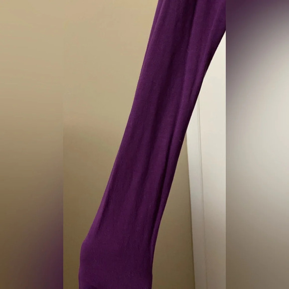 Armani Exchange Purple Crossover Blouse Long Sleeve Top Size SP - Picture 9 of 12